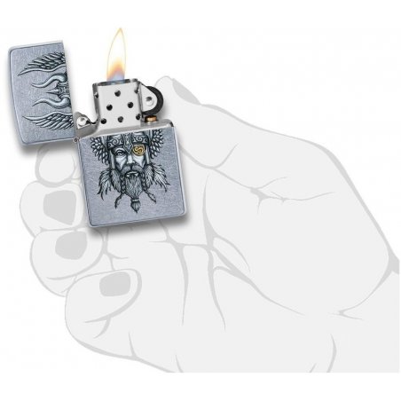Bricheta cadou Zippo 29871 Viking Warrior Design