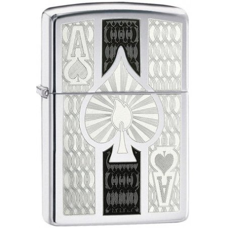 Bricheta Zippo 24196 Intricate Spade Design