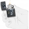 Bricheta Zippo 29863 Wolf Skull Feather Design