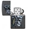 Bricheta Zippo 29863 Wolf Skull Feather Design