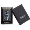 Bricheta Zippo 29863 Wolf Skull Feather Design