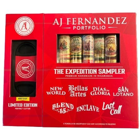 Trabucuri AJ Fernandez Expedition Sampler Toro (5) si ghilotina