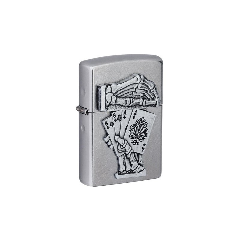 Bircheta Zippo 49536 Dead Mans Hand Emblem Design