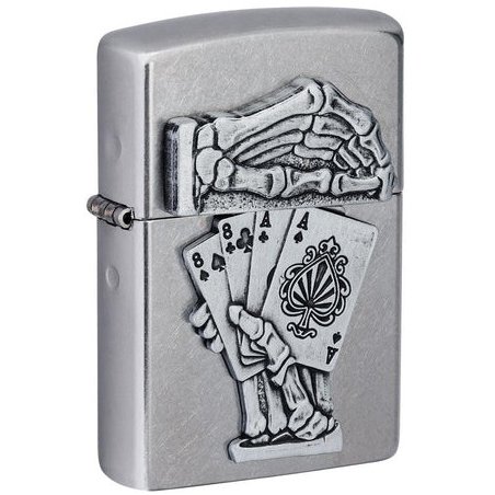 Bircheta Zippo 49536 Dead Mans Hand Emblem Design