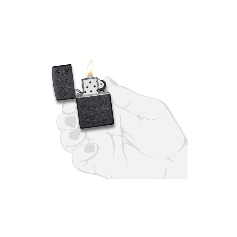 Bricheta Zippo 29989 Tone on Tone Design
