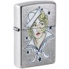 Bricheta Zippo 49789 Sailor Girl Tattoo Design