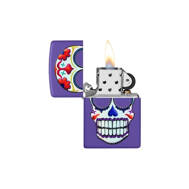 Bricheta Zippo 49859 Sugar Skull Design