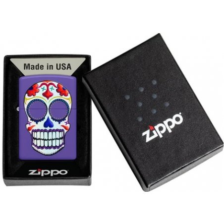 Bricheta Zippo 49859 Sugar Skull Design