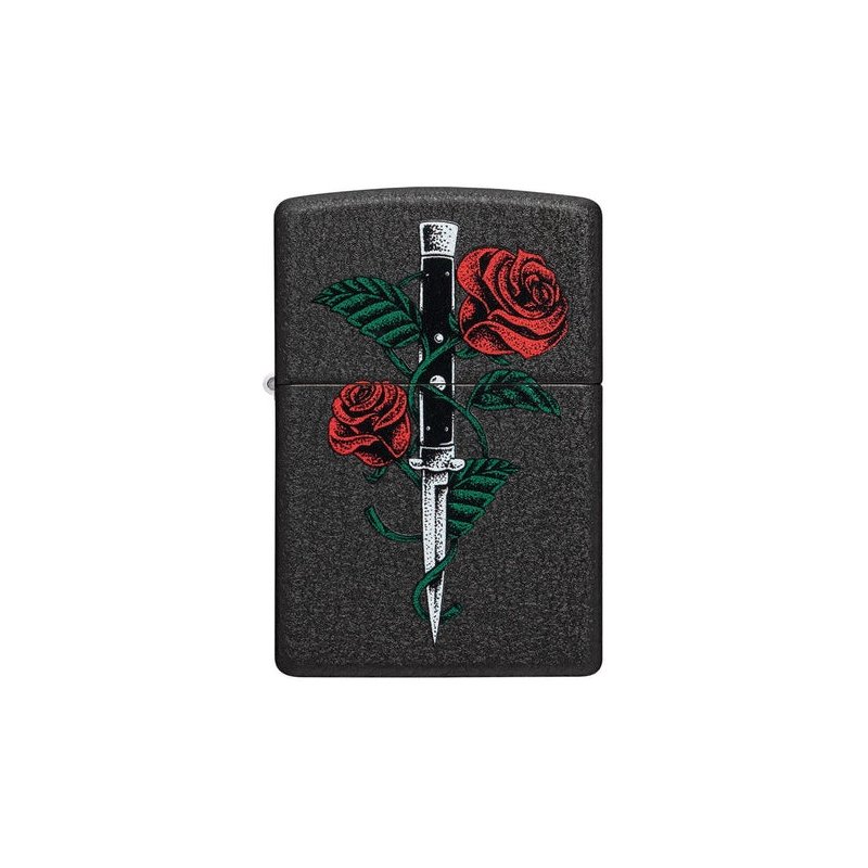 Bricheta Zippo 49778 Rose Dagger Tattoo