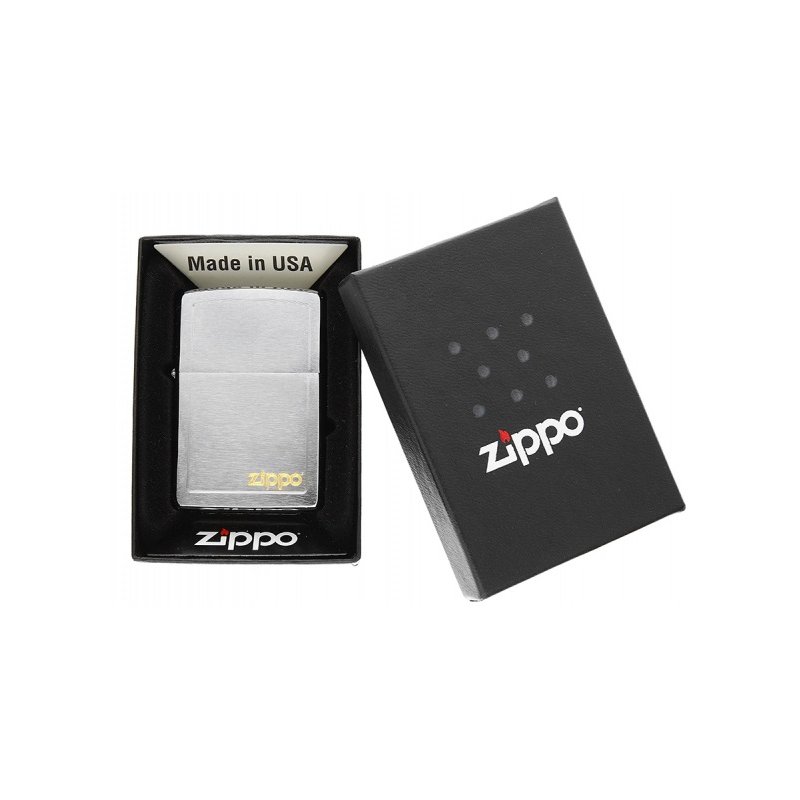 Bricheta Zippo AE184840 Reg Brush Finish Chrome