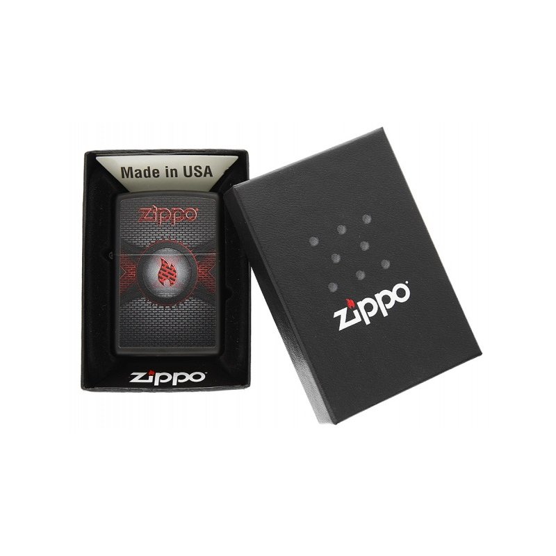 Bricheta Zippo CI403728 Red Metallic Flame