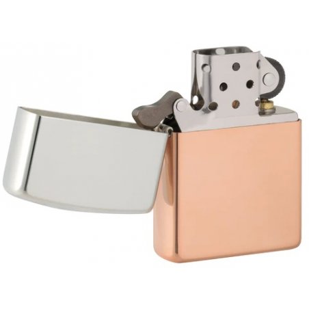 Bricheta Zippo 48694 Bimetal Case Lighter - Sterling Silver Lid