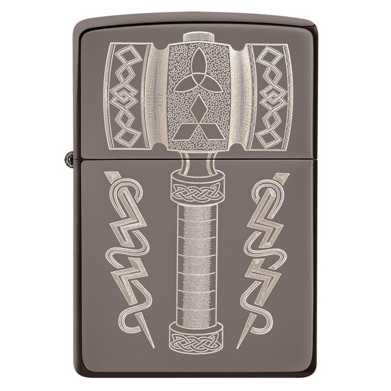 Bricheta Zippo Thors Hammer Design 49404