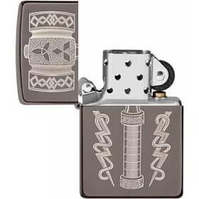 Bricheta Zippo Thors Hammer Design 49404