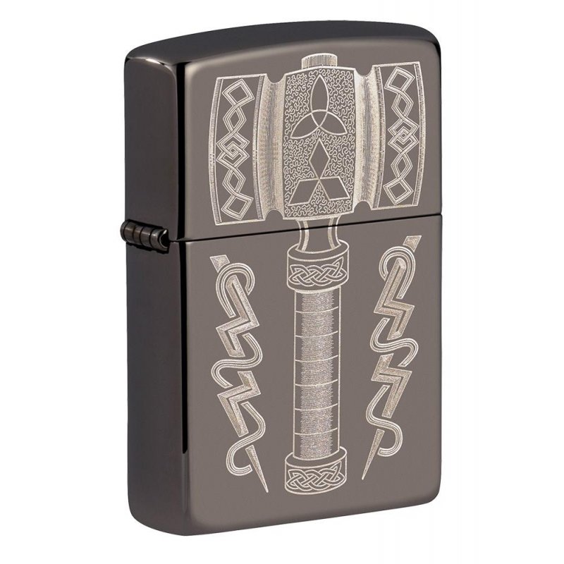 Bricheta Zippo Thors Hammer Design 49404