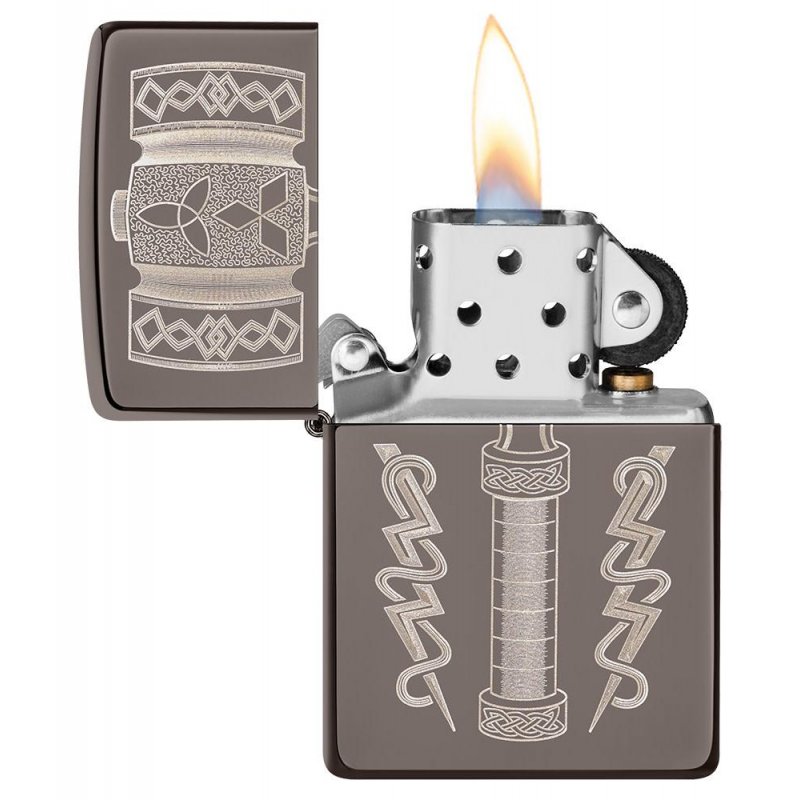 Bricheta Zippo Thors Hammer Design 49404