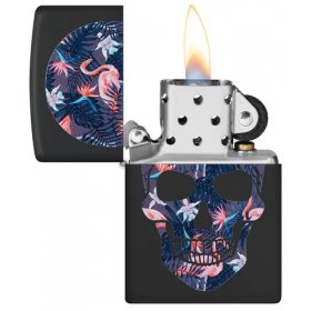 Bricheta Zippo 49771 Flamingo Skull