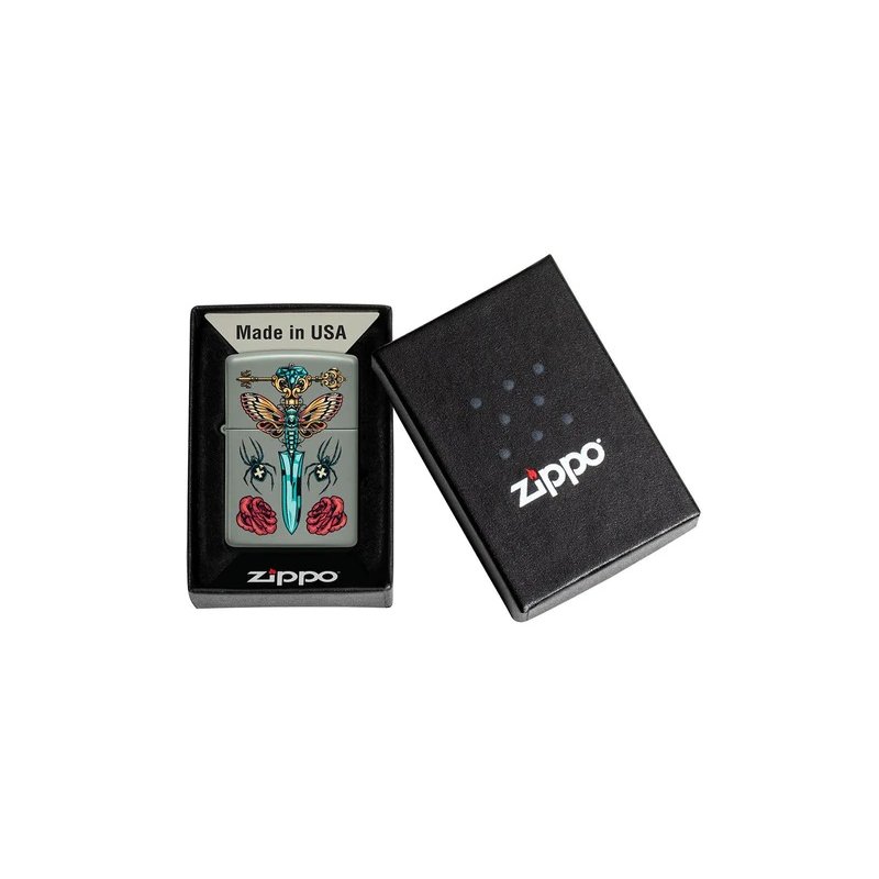 Bricheta Zippo 49860 Gothic Dagger Design