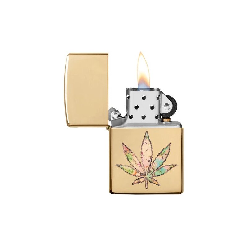 Bricheta Zippo 49240 Pot Leaf Fusion