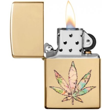 Bricheta Zippo 49240 Pot Leaf Fusion