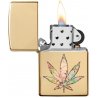 Bricheta Zippo 49240 Pot Leaf Fusion