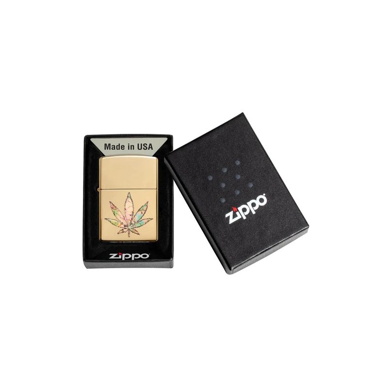Bricheta Zippo 49240 Pot Leaf Fusion