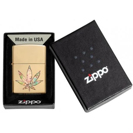 Bricheta Zippo 49240 Pot Leaf Fusion