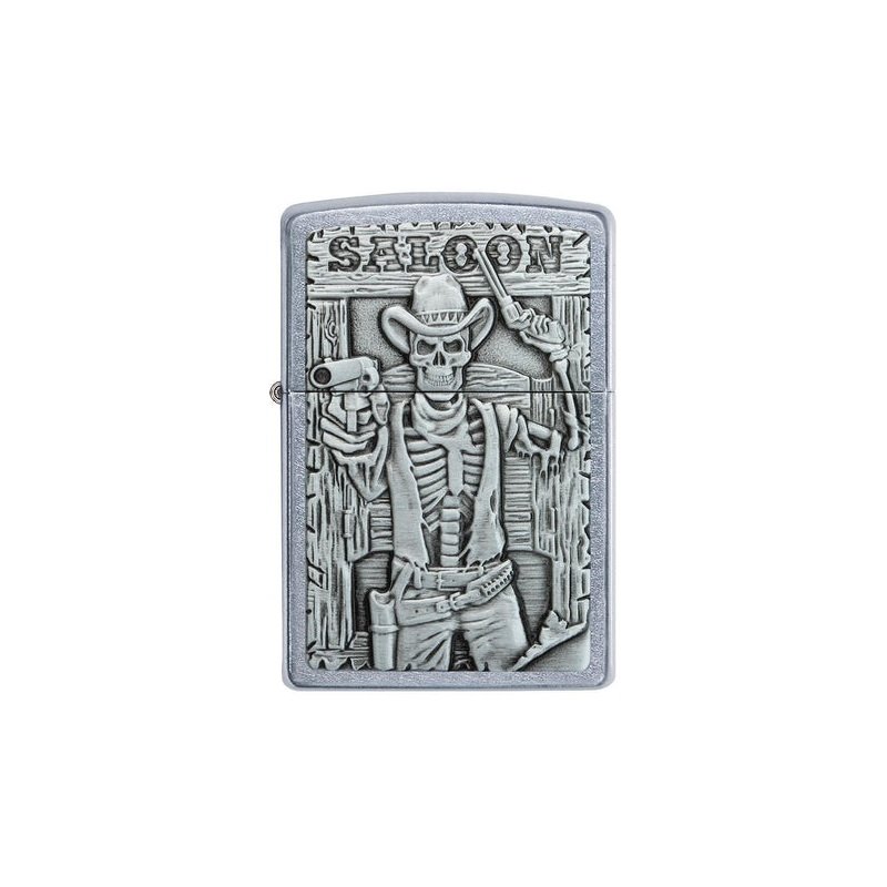 Bricheta Zippo 49298 Saloon Skull Emblem