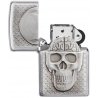 Bricheta Zippo 29818 Skull with Brain Surprise