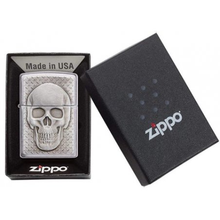 Bricheta Zippo 29818 Skull with Brain Surprise