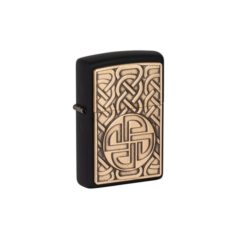 Bricheta Zippo 49538 218 Norse Antique Brass Emblem
