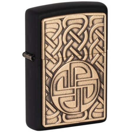 Bricheta Zippo 49538 218 Norse Antique Brass Emblem