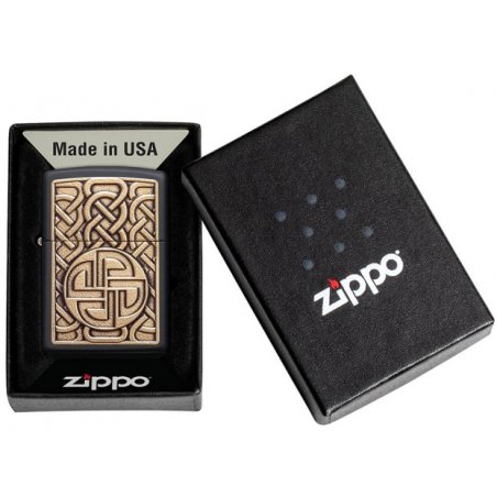 Bricheta Zippo 49538 Norse Antique Brass Emblem