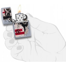 Bricheta Zippo 29856 Trash Polka Tattoo Skull