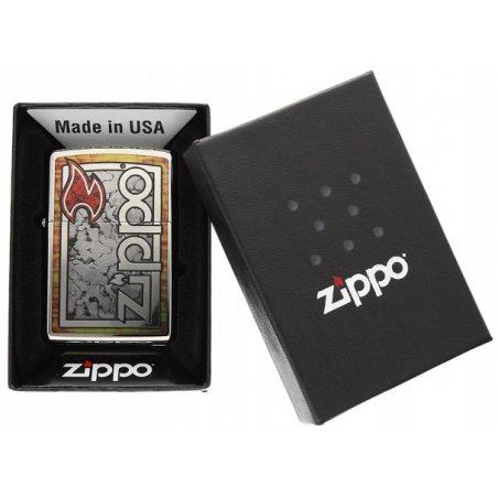 Bricheta Zippo ZF400135 Logo In Fuzion