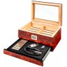 Set Humidor Trabucuri Angelo Brown 920062