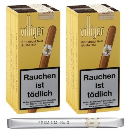 Trabucuri Villiger Premium No.3 Sumatra (50)