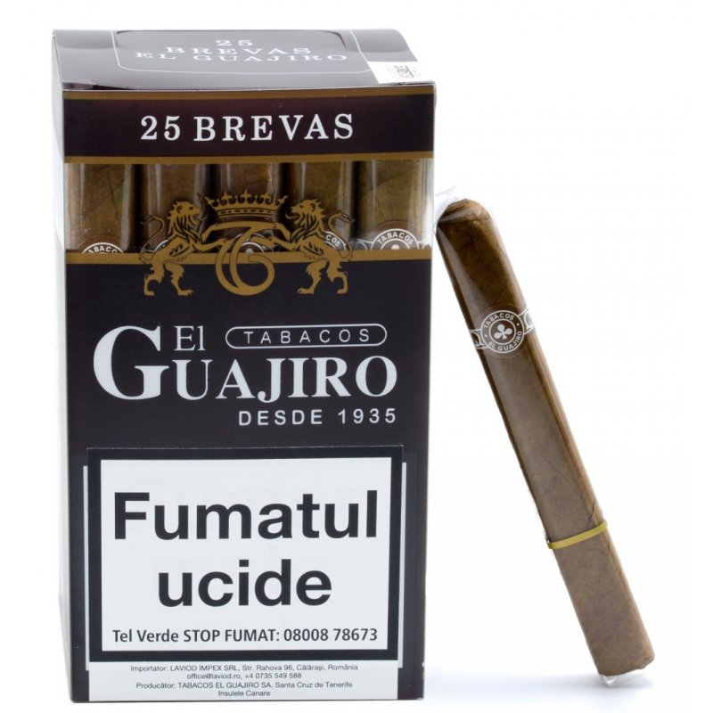 Trabucuri El Guajiro Brevas (75) Savurați Aromele Spaniole Autentice