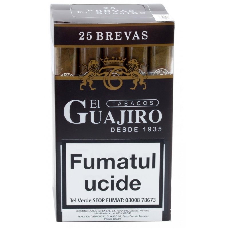 Trabucuri El Guajiro Brevas (75) Savurați Aromele Spaniole Autentice