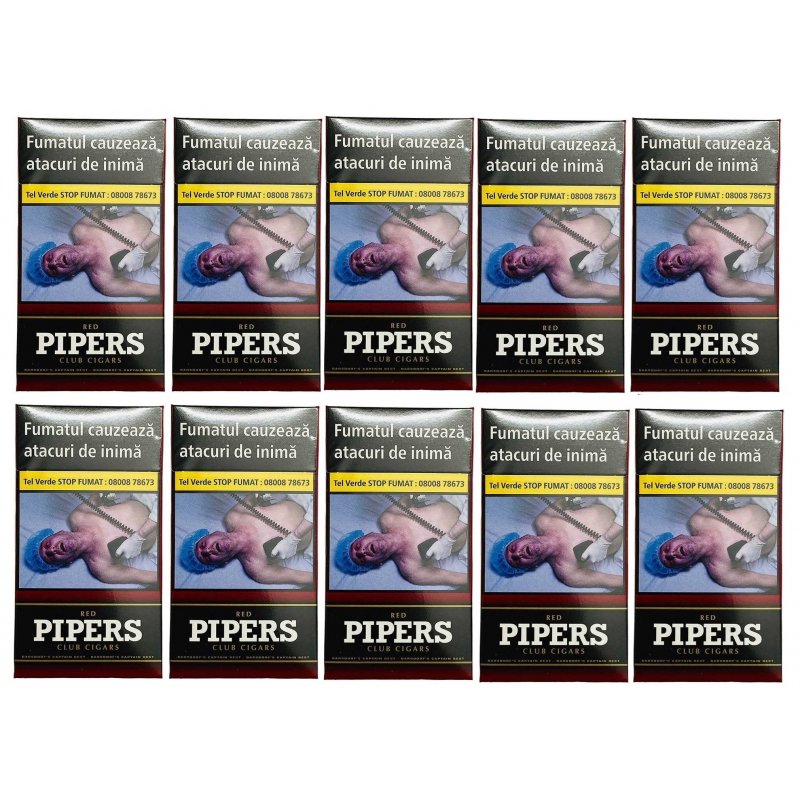 Tigari de foi Pipers Red Club 100