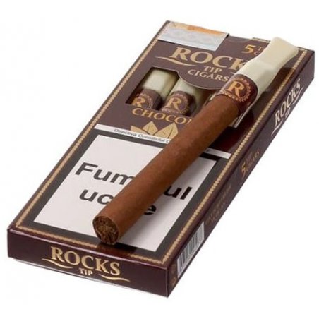 Descoperă Plăcerea Ciocolatei Țigări de foi Rocks Tip Brown Chocolate