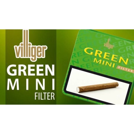 Tigari de foi Villiger Green Mini Filter (100) Reduceri