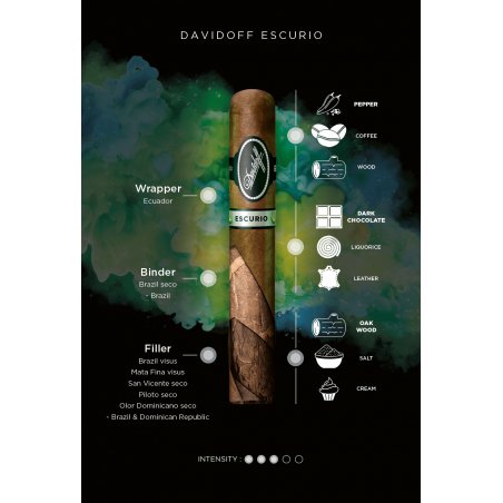 Trabucuri la reducere Davidoff Escurio Robusto Tubos 20