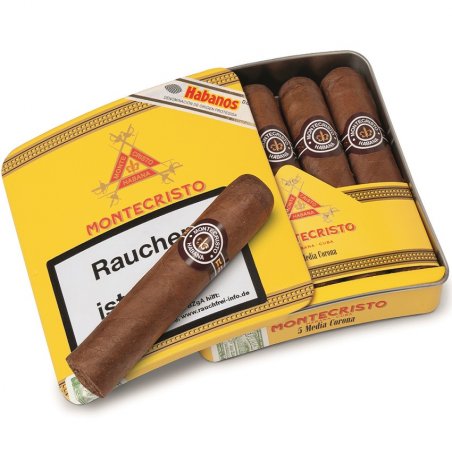Trabucuri Montecristo Media Corona Tin (25) Reduceri