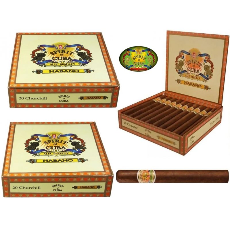 Trabucuri Alec Bradley Spirit Of Cuba Habano Churchill 60