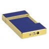 Bricheta S.T. Dupont Slimmy Lighter Blue Lacquer and Gold 28005