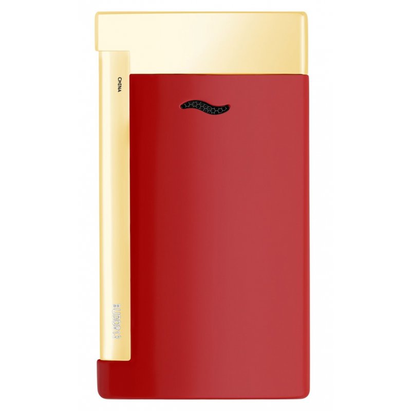Bricheta S.T. Dupont Slim 7 Burgundy Gold 27774