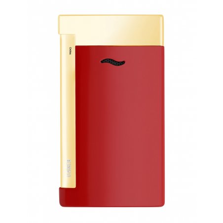 Bricheta S.T. Dupont Slim 7 Burgundy Gold 27774