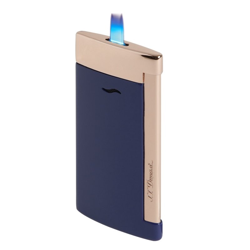 Bricheta de lux S.T. Dupont Slim 7 Blue Rose Gold 27773 cadou