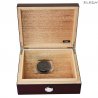 Humidor trabucuri Angelo Mahogany cum pastrez tigarile de foi